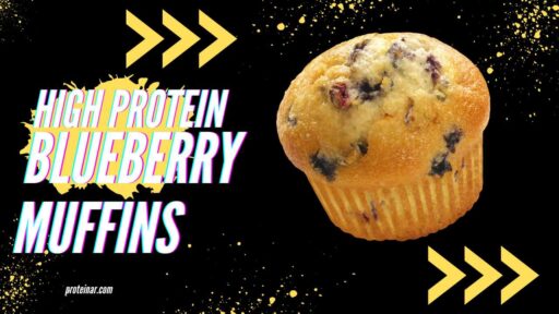 High protein blueberry muffins