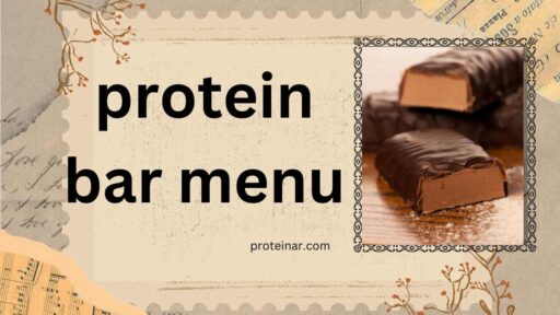 protein bar menu